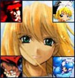 Разные аниме аватары 100x100 пикселей